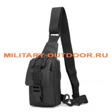 Anbison One Strap Small Tactical Bag Black