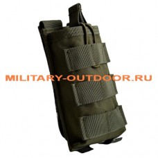 Anbison Single Open Top Nylon Mag Pouch MOLLE Olive