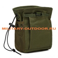 Anbison Magazine Recycling Pouch With Pockets Olive