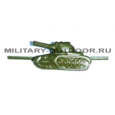 Знак-эмблема на петлицу Танковые войска олива