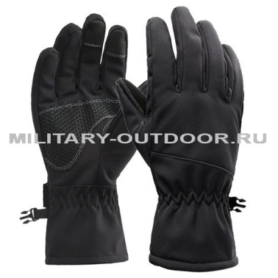 Anbison Warm Tactical SoftShell Gloves Black