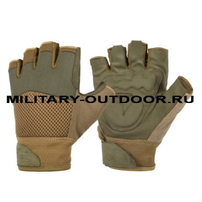 Helikon-Tex Half Finger Mk2 Gloves Olive Green/Coyote