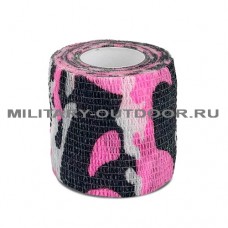 Маскировочная лента 50mm/4.50m Pink/Black/Grey Camo