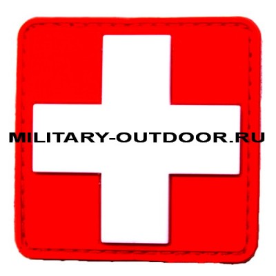 Патч Medic малый Red/White 30х30 мм PVC