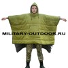Anbison Insulated Poncho Green