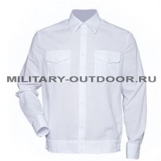Рубашка форменная офицерская длинный рукав белая 01190017