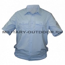 Рубашка форменная короткий рукав бледно-голубая Полиция 01190027