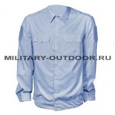 Рубашка форменная длинный рукав бледно-голубая Полиция 01190057
